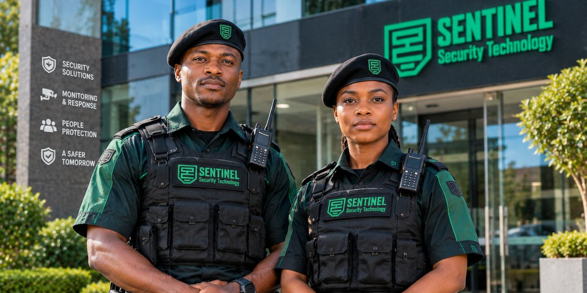 A Sentinel team outside the branch